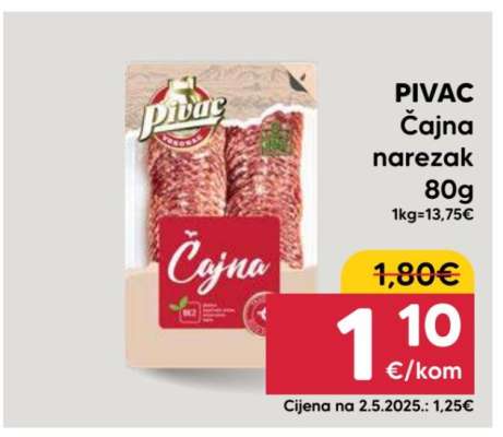 PIVAC Čajna narezak 80g