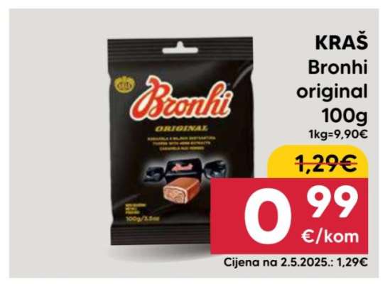 KRAŠ Bronhi original 100g