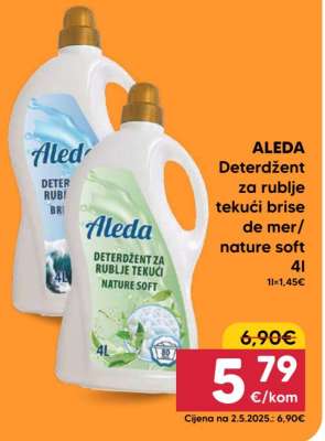 ALEDA Deterdžent za rublje tekući brise de mer/nature soft