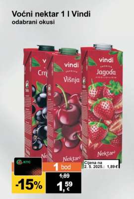 Voćni nektar 1 l Vindi
