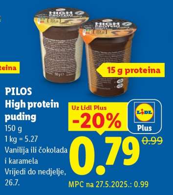 Pilos High protein puding