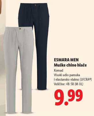 ESMARA MEN Muške chino hlače