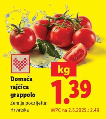 Domaća rajčica grappolo