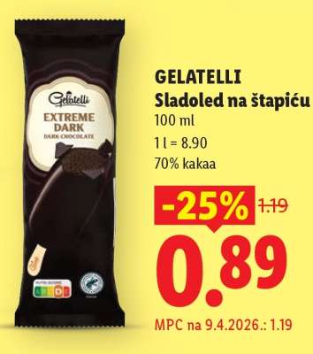 Gelatelli Sladoled na štapiću
