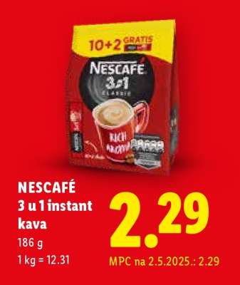 Nescafé 3 u 1 instant kava