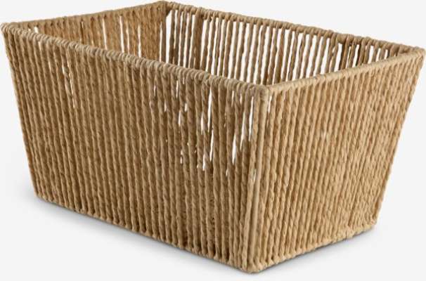 Košara LARSEMIL Š23xD33xV17cm natur