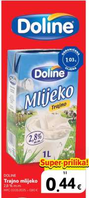DOLINE Trajno mlijeko