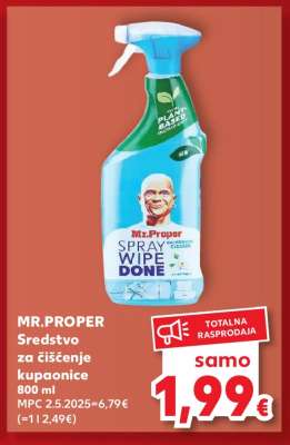 MR. PROPER SREDSTVO ZA ČIŠĆENJE KUPAONICE