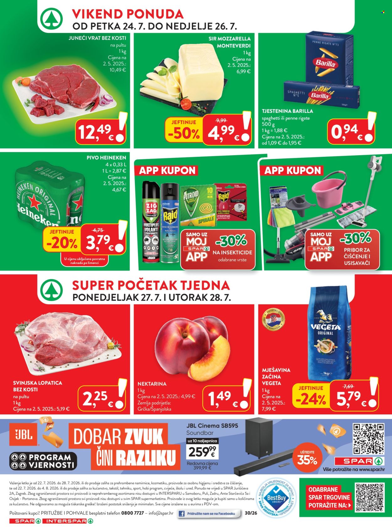 INTERSPAR katalog - 22.07.2026. - 28.07.2026. Stranica 39