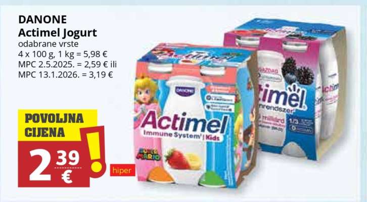 DANONE Actimel Jogurt