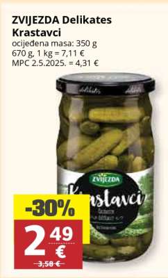ZVIJEZDA Delikates krastavci