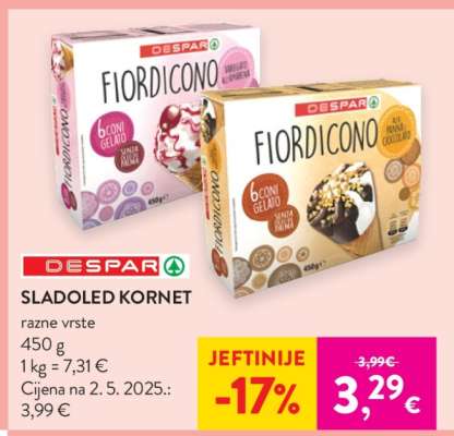 DESPAR SLADOLED KORNET
