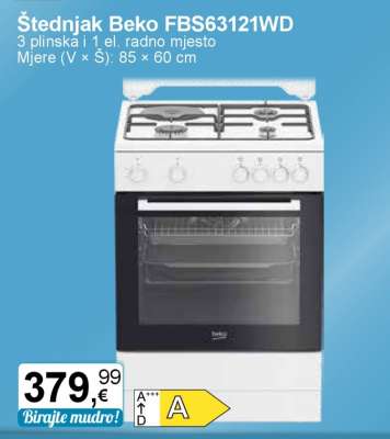 Štednjak Beko FBS63121WD