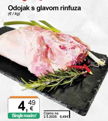 Odojak s glavom rinfuza