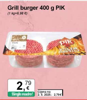 Grill burger 400 g PIK