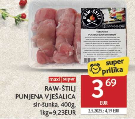 RAW-ŠTILJ PUNJENA VJEŠALICA