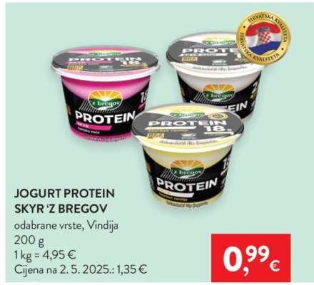 Jogurt Protein Skyr ‘z bregov