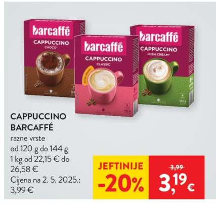 Cappuccino Barcaffe