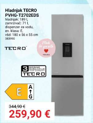 Hladnjak TECRO PVHG-T2702EDS