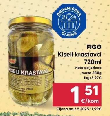 FIGO Kiseli krastavci