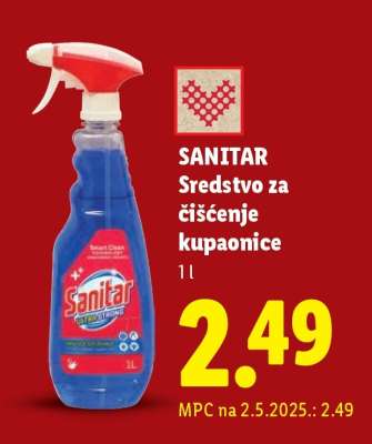 SANITAR Sredstvo za čišćenje kupaonice