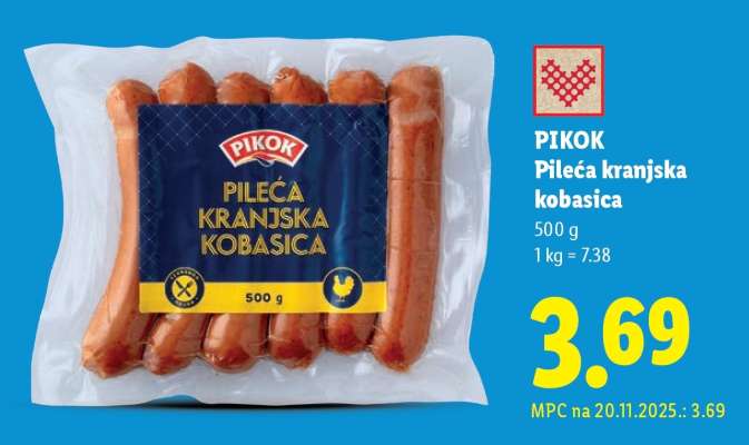 Pikok Pileća kranjska kobasica
