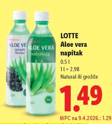 LOTTE Aloe vera napitak