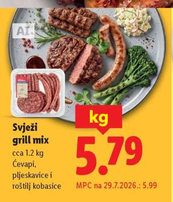 Svježi grill mix