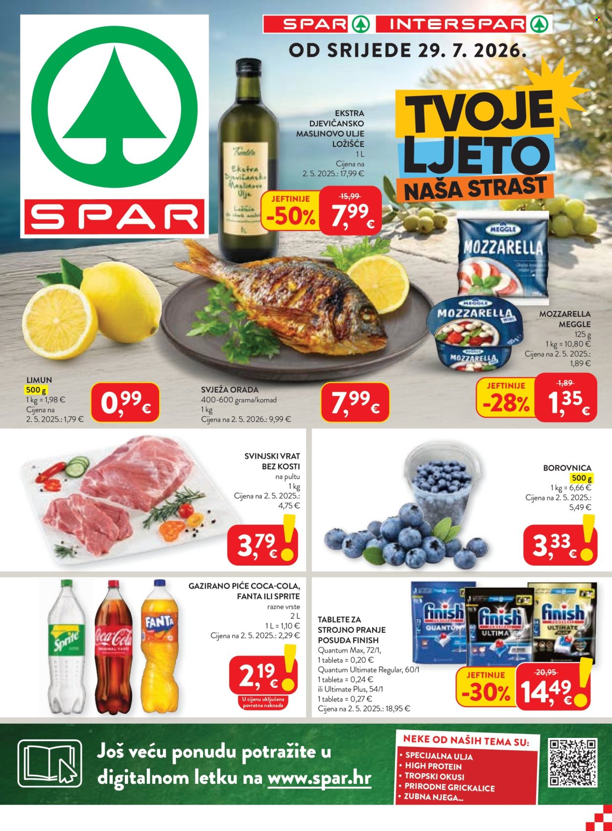 INTERSPAR katalog - 29.07.2026. - 04.08.2026. Stranica 1