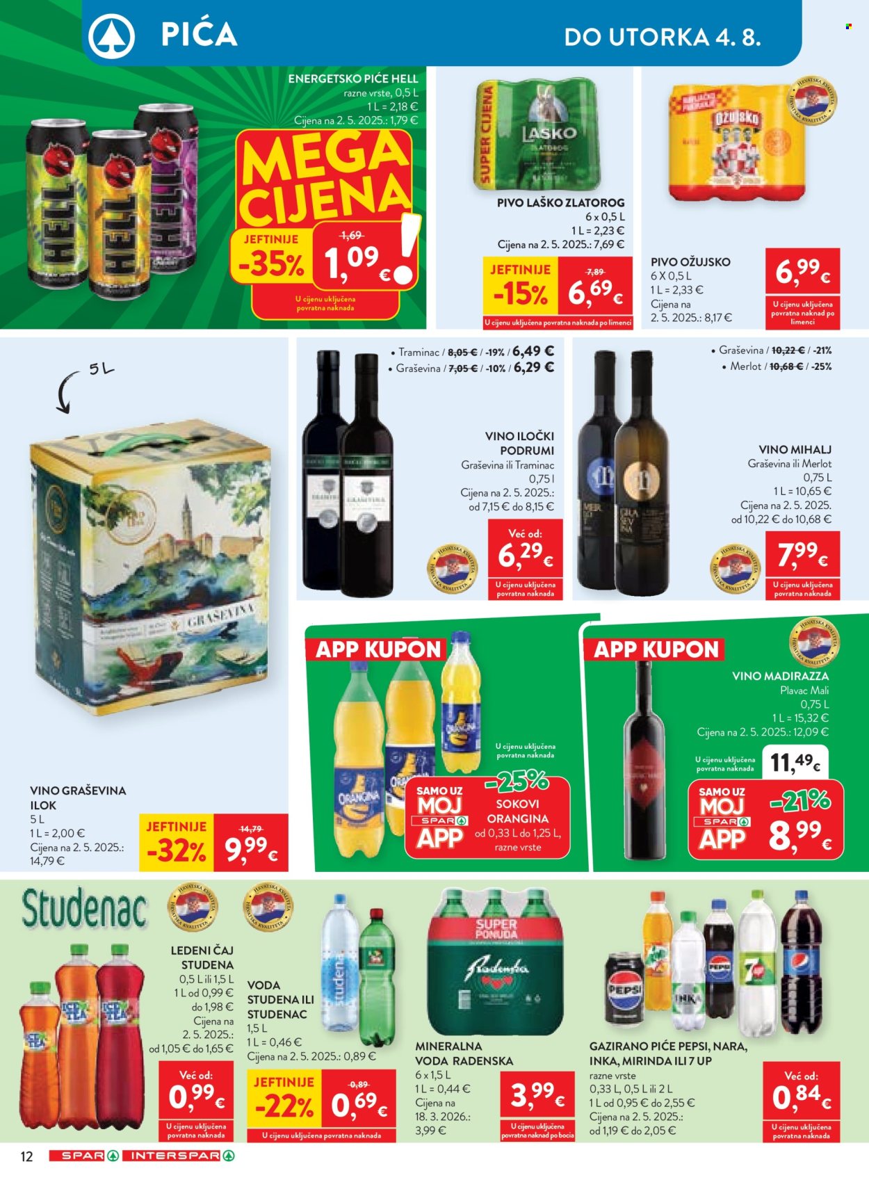 INTERSPAR katalog - 29.07.2026. - 04.08.2026. Stranica 19