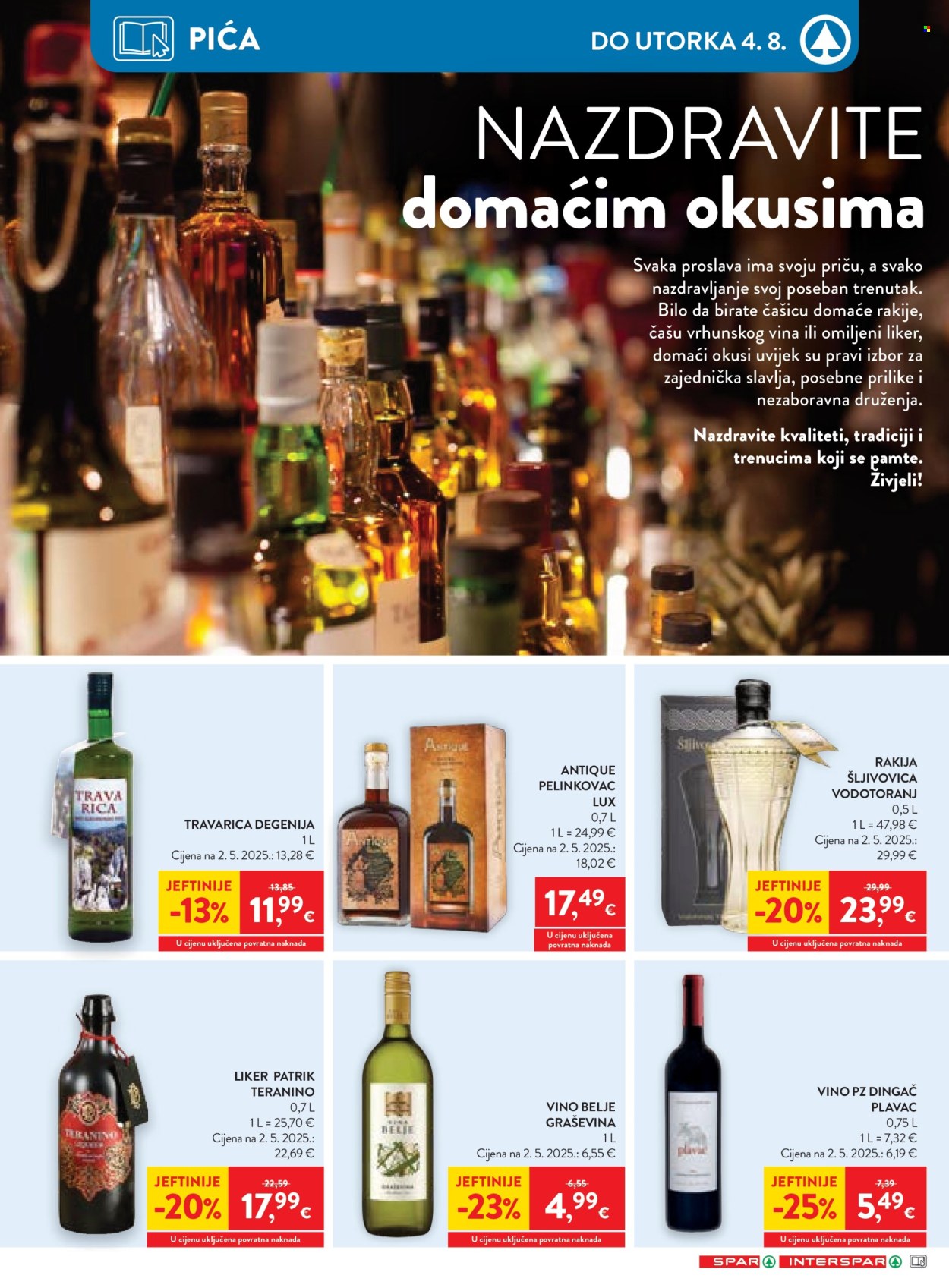 INTERSPAR katalog - 29.07.2026. - 04.08.2026. Stranica 21