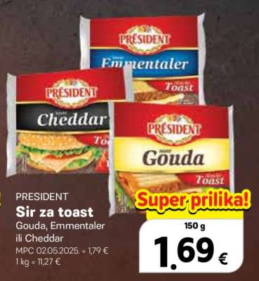 PRESIDENT Sir za toast