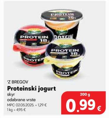 Z'BREGOV Proteinski jogurt