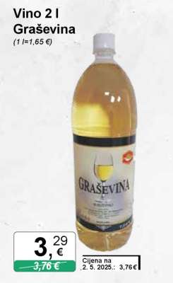 Vino 2 l Graševina