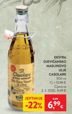 Ekstra djevičansko maslinovo ulje Casolare