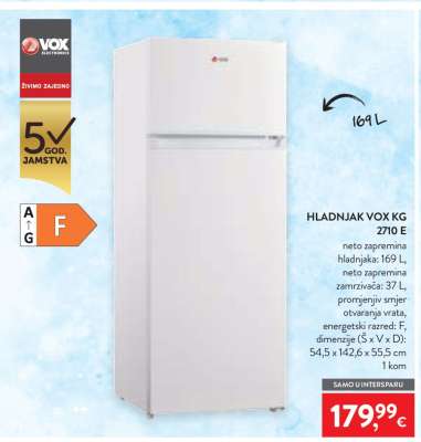 Hladnjak Vox KG 2710 E