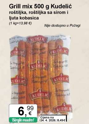 Grill mix 500 g Kudelić
