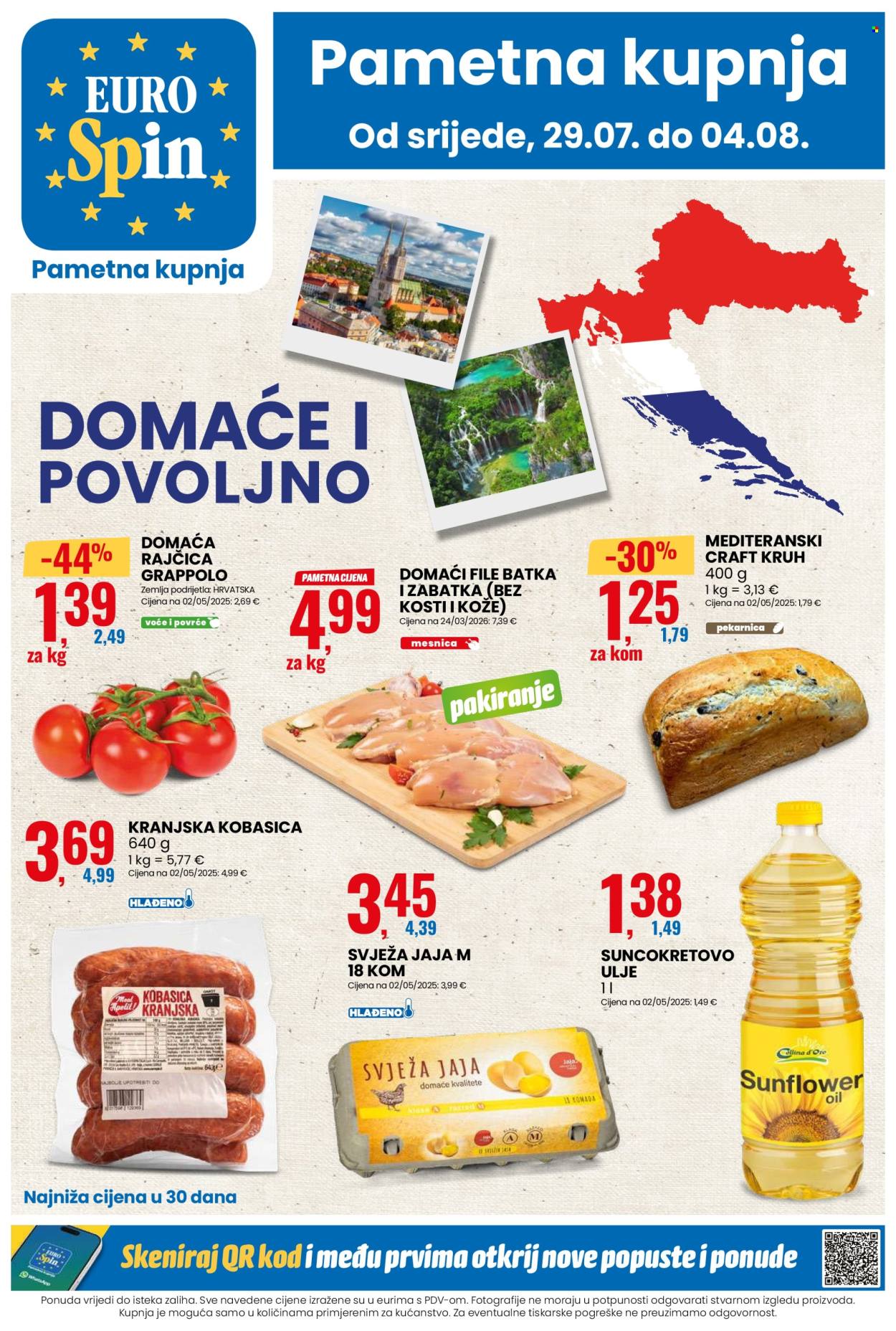 Eurospin katalog - 29.07.2026. - 04.08.2026. Stranica 1