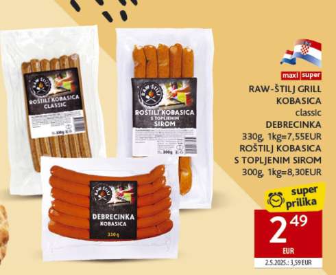 RAW-ŠTILJ GRILL KOBASICA classic