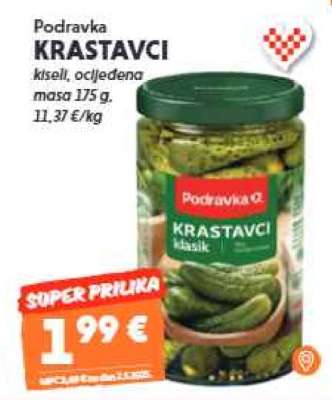 PODRAVKA Krastavci