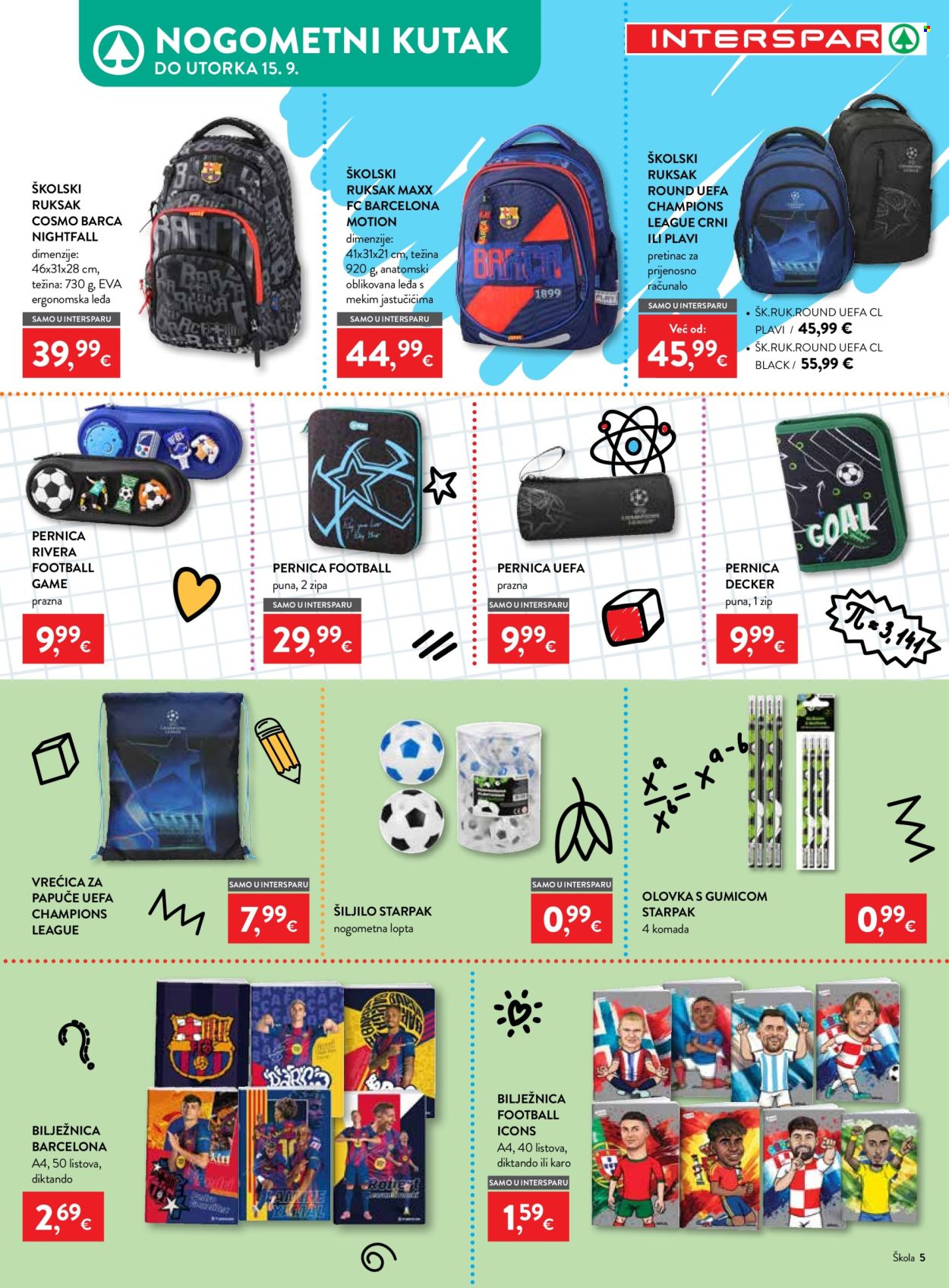 INTERSPAR katalog - 29.07.2026. - 15.09.2026. Stranica 5