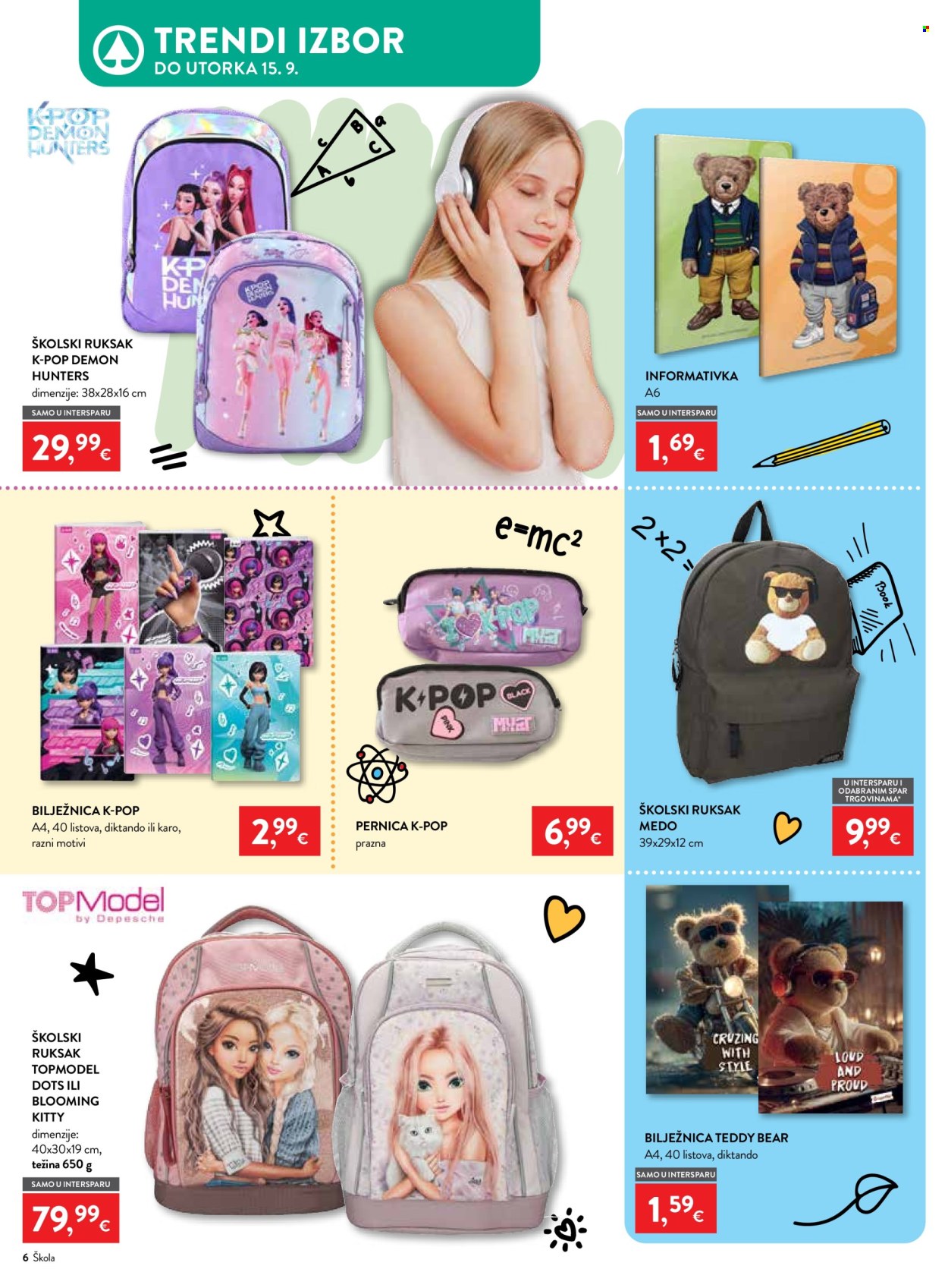 INTERSPAR katalog - 29.07.2026. - 15.09.2026. Stranica 6