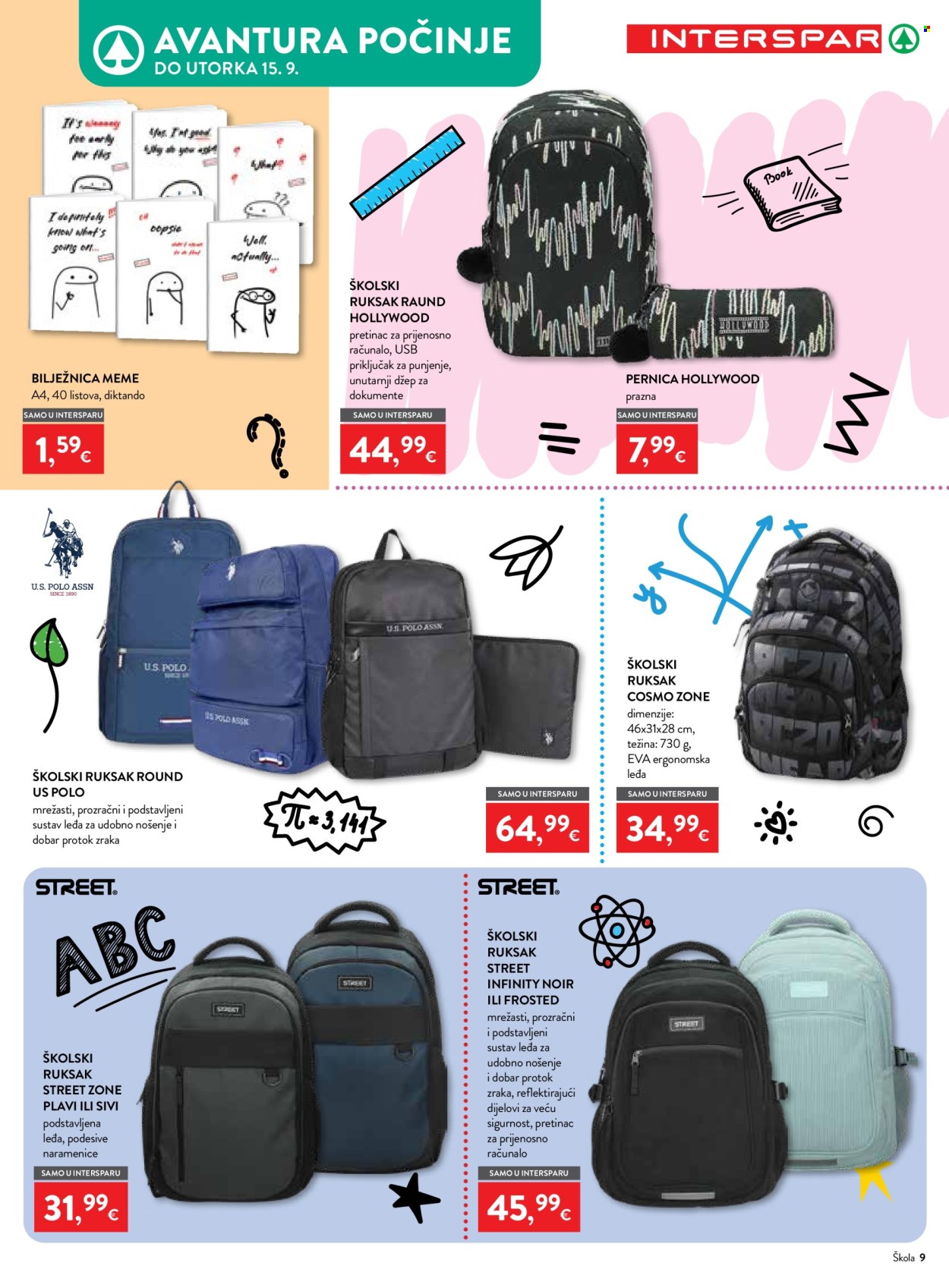 INTERSPAR katalog - 29.07.2026. - 15.09.2026. Stranica 9