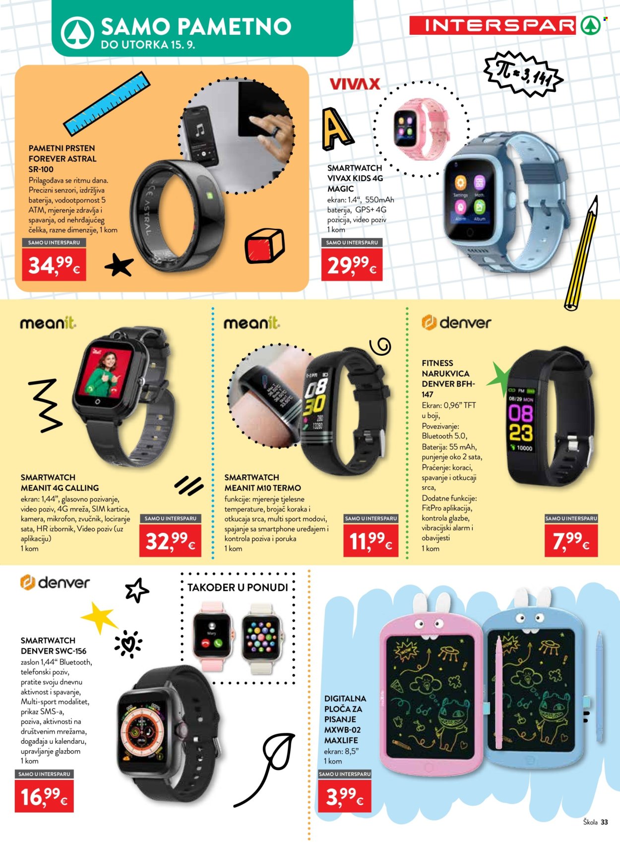 INTERSPAR katalog - 29.07.2026. - 15.09.2026. Stranica 33