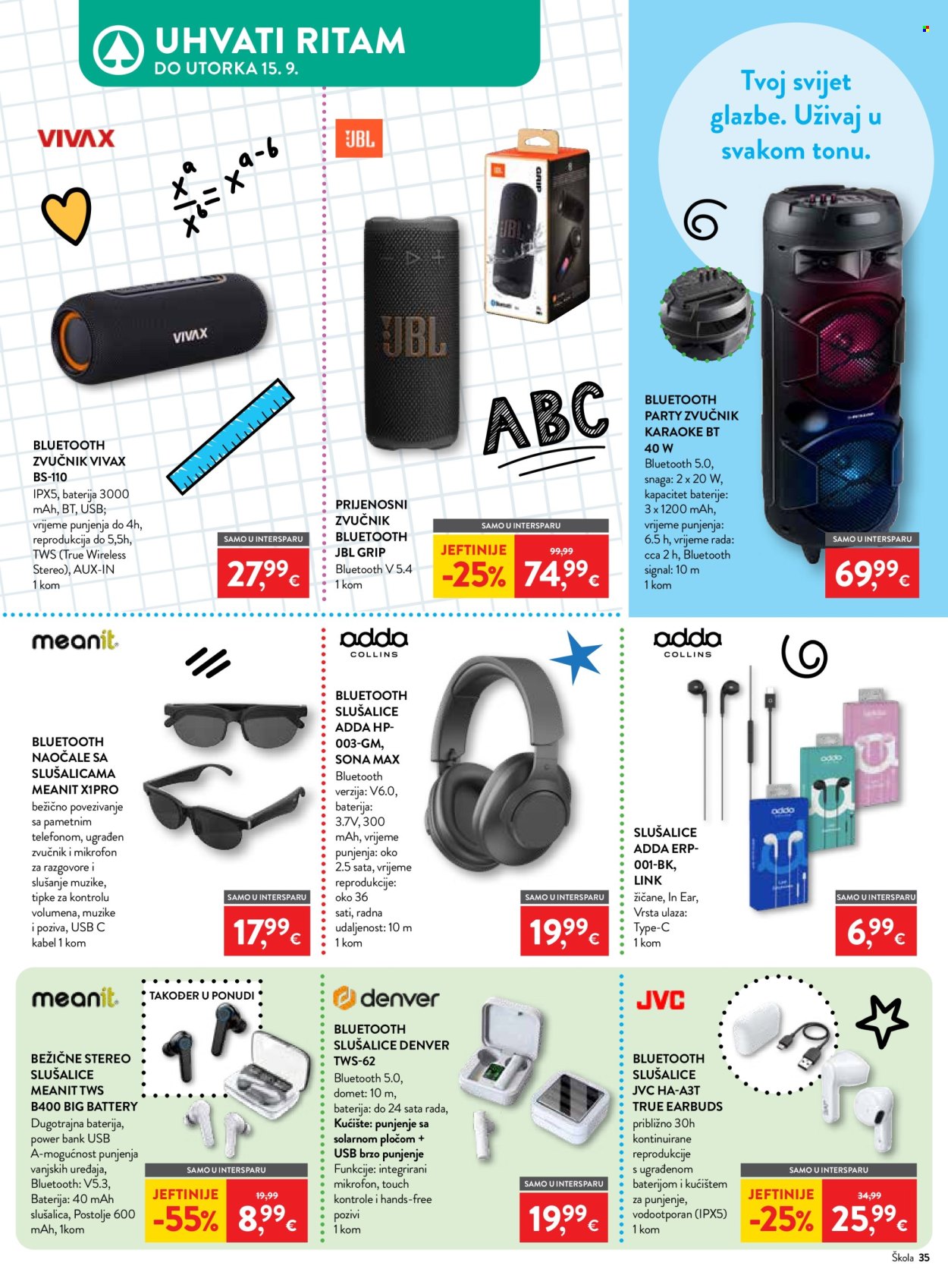 INTERSPAR katalog - 29.07.2026. - 15.09.2026. Stranica 35