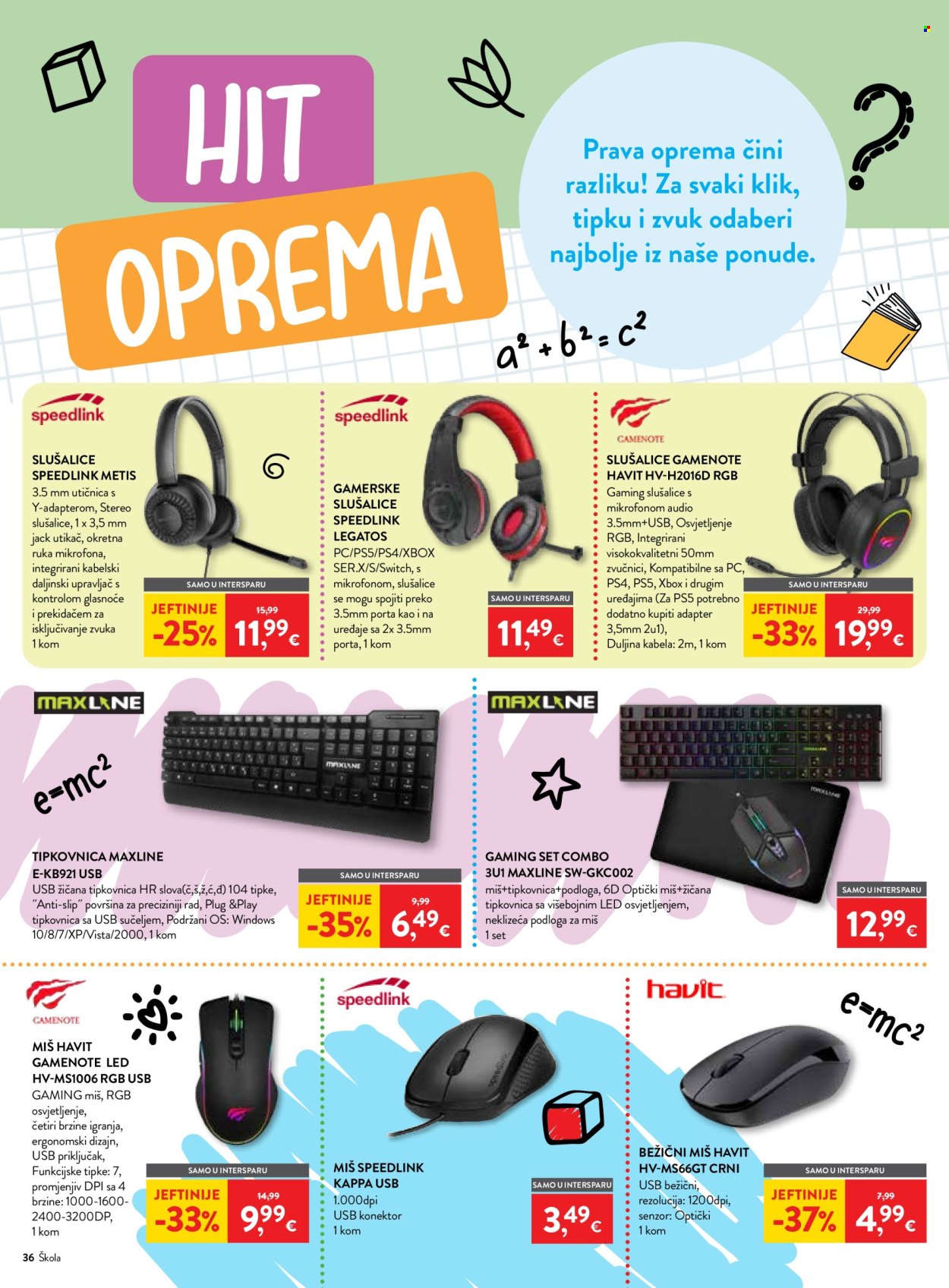 INTERSPAR katalog - 29.07.2026. - 15.09.2026. Stranica 36