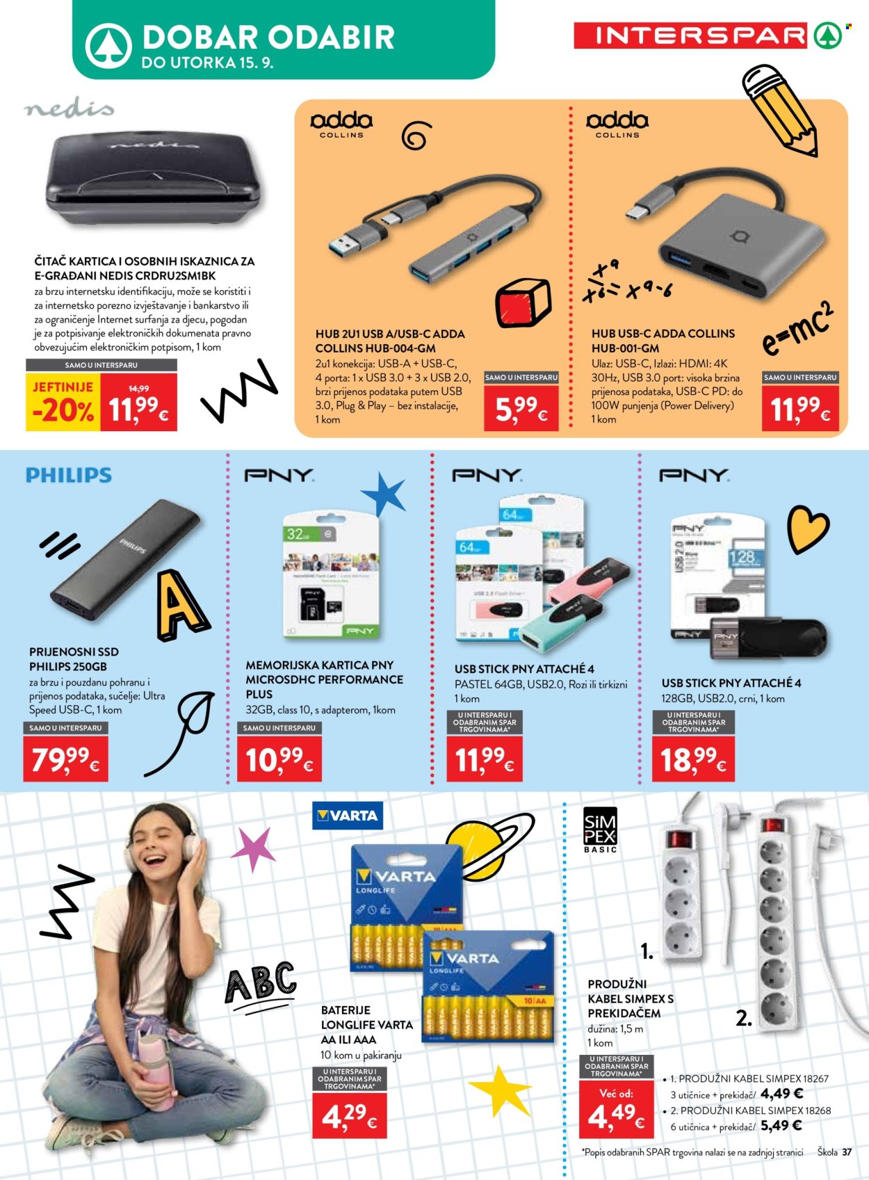 INTERSPAR katalog - 29.07.2026. - 15.09.2026. Stranica 37