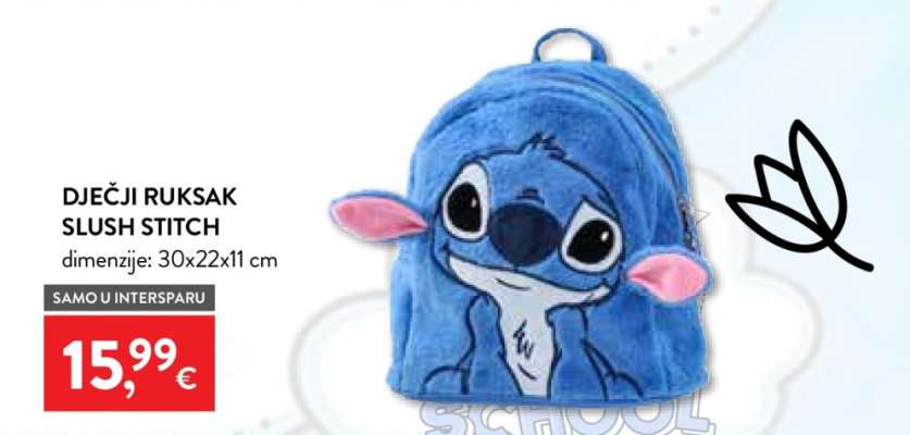 DJEČJI RUKSAK SLUSH STITCH