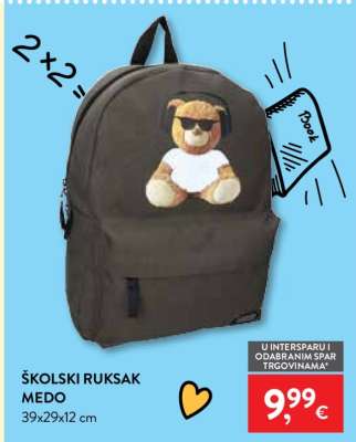 ŠKOLSKI RUKSAK MEDO