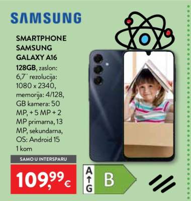 Smartphone Samsung Galaxy A16 128GB